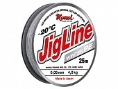 Шнур JigLine Winter 0,18 мм, 14 кг, 25 м, серый
