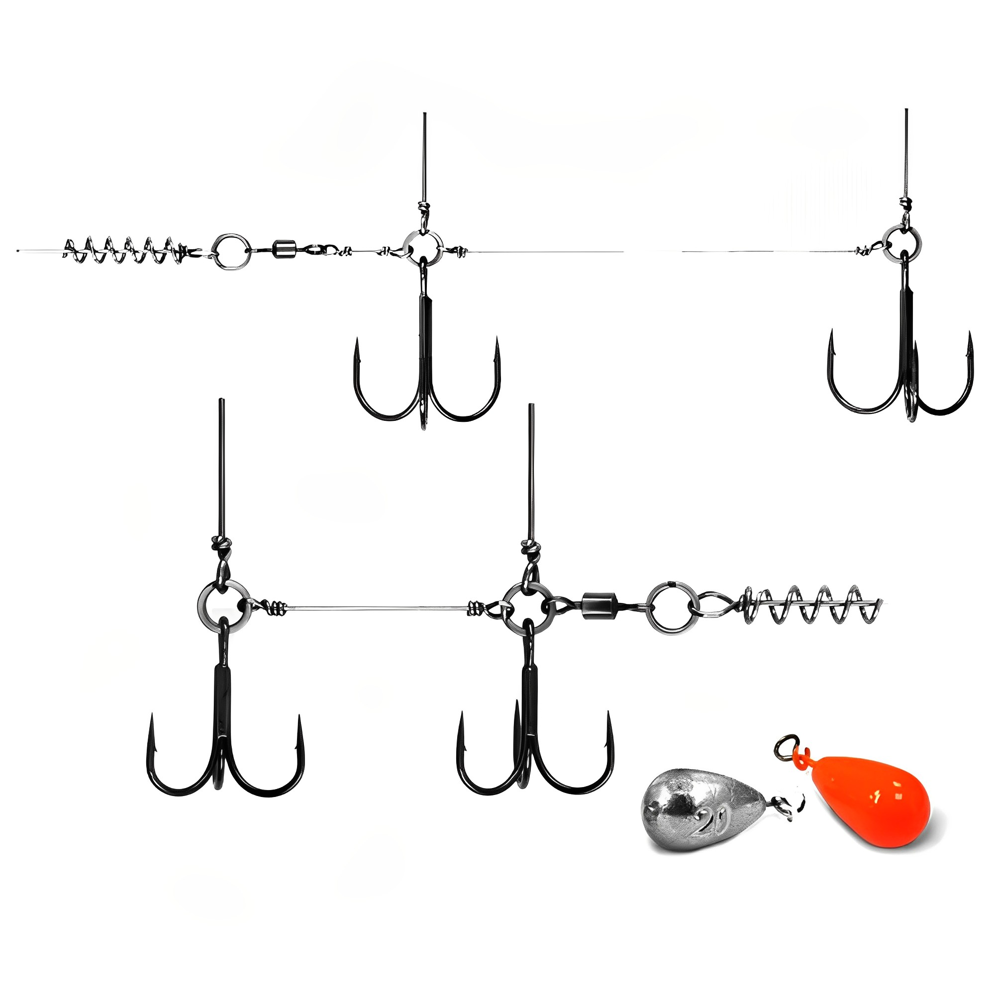 Оснастка стингер со спиралью Spring Lock Big Size