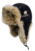 Шапка ушанка Хольстер (кож.зам./черный)