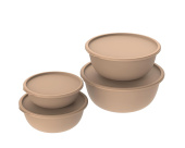 Набор мисок с крышками «Шарм» №4 АП621 (4шт)