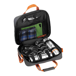 Набор для пикника Camping на 6 персон с термосом (HS-CG-T-6) Helios