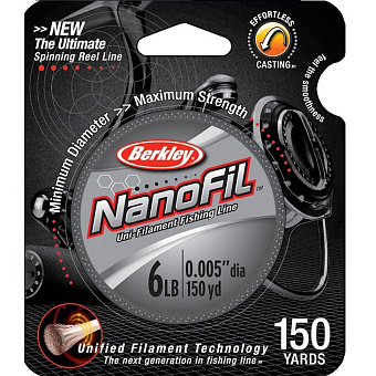 Плетёнка NanoFil Berkley Clear 125m 0.25mm 17.027kg